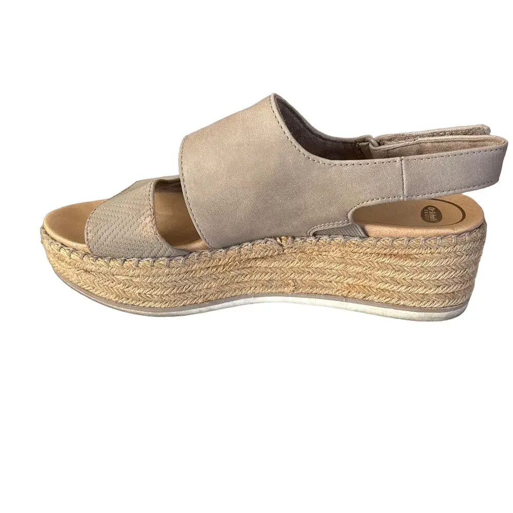 Dr. Scholl's Women's Cool Vibes Espadrille Wedge Sandals Size 7.5